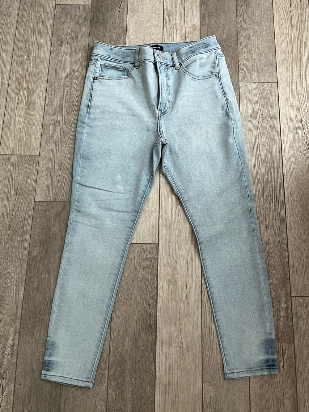 Express Light Blue Skinny Jeans Size 6